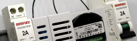 Rail DIN Z-Wave pour Fibaro et Qubino
