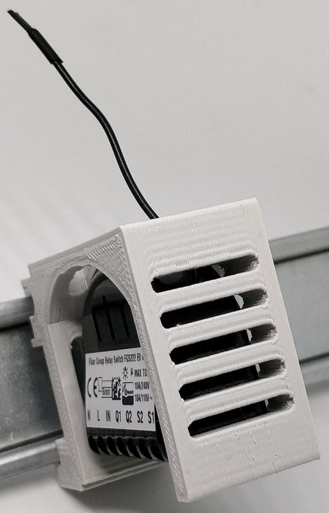 rail din z-wave 1-5 module
